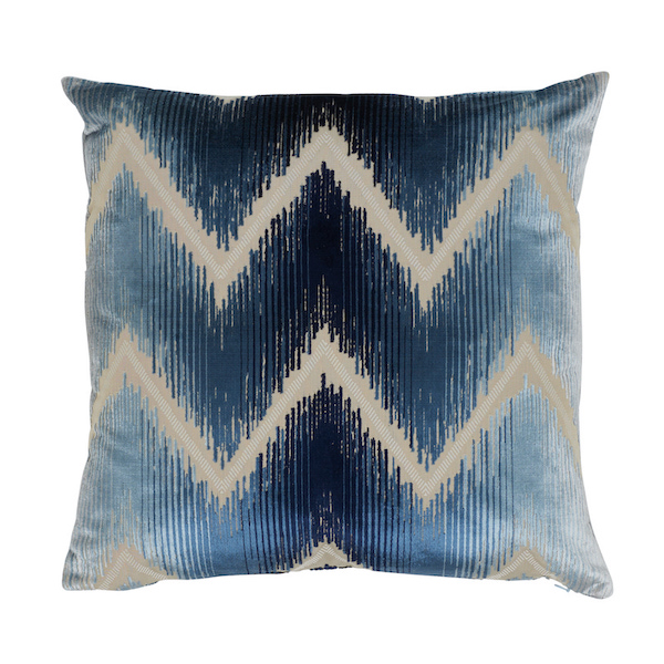 Shock Wave Pillow - Midnight Pillows & Accessories | Schumacher